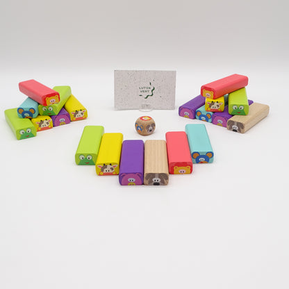 Jenga Animaux 48 Briques SANS MARQUE - Dès 3 ans | Ref 15458