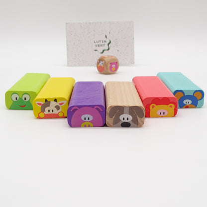 Jenga Animaux 48 Briques SANS MARQUE - Dès 3 ans | Ref 15458