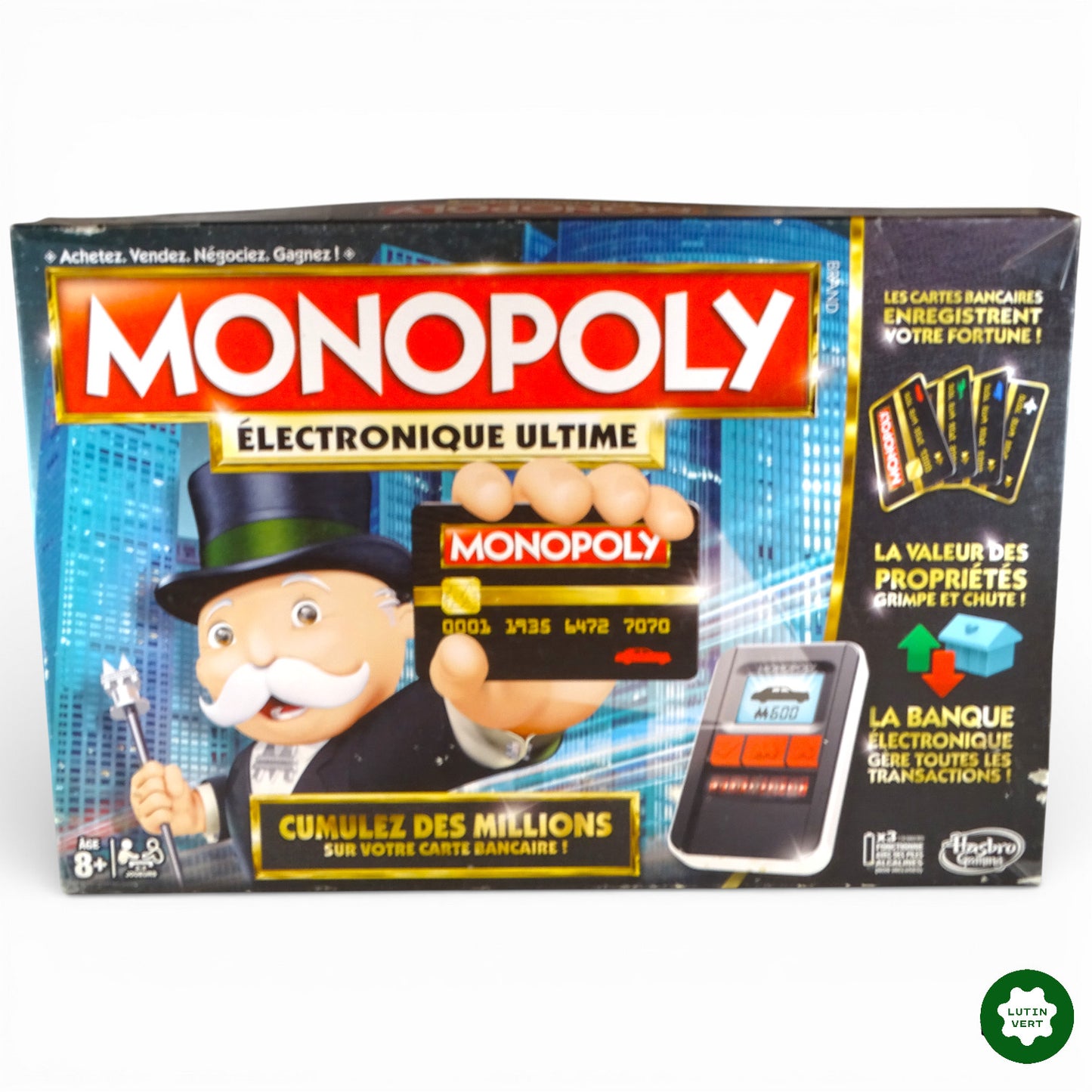 Monopoly Electronique Ultime d'occasion HASBRO - Dès 8 ans | Ref 12296