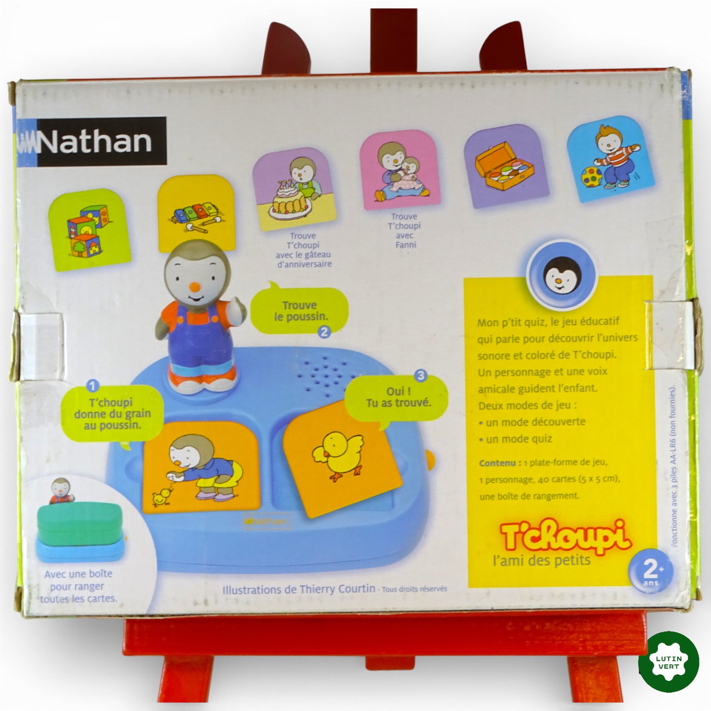 T’choupi mon p’tit quiz d'occasion NATHAN - Dès 2 ans | Réf 11728