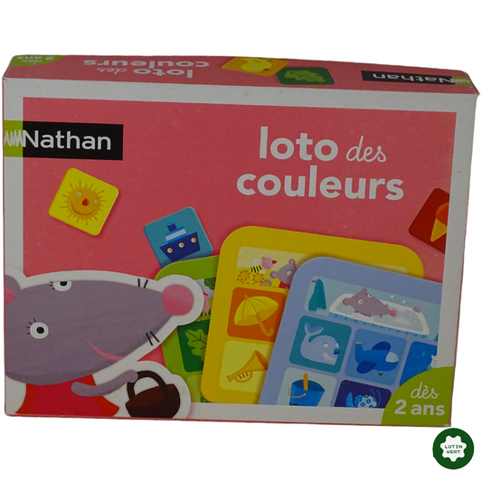 Le loto des couleurs d'occasion NATHAN - Dès 2 ans | Lutin Vert