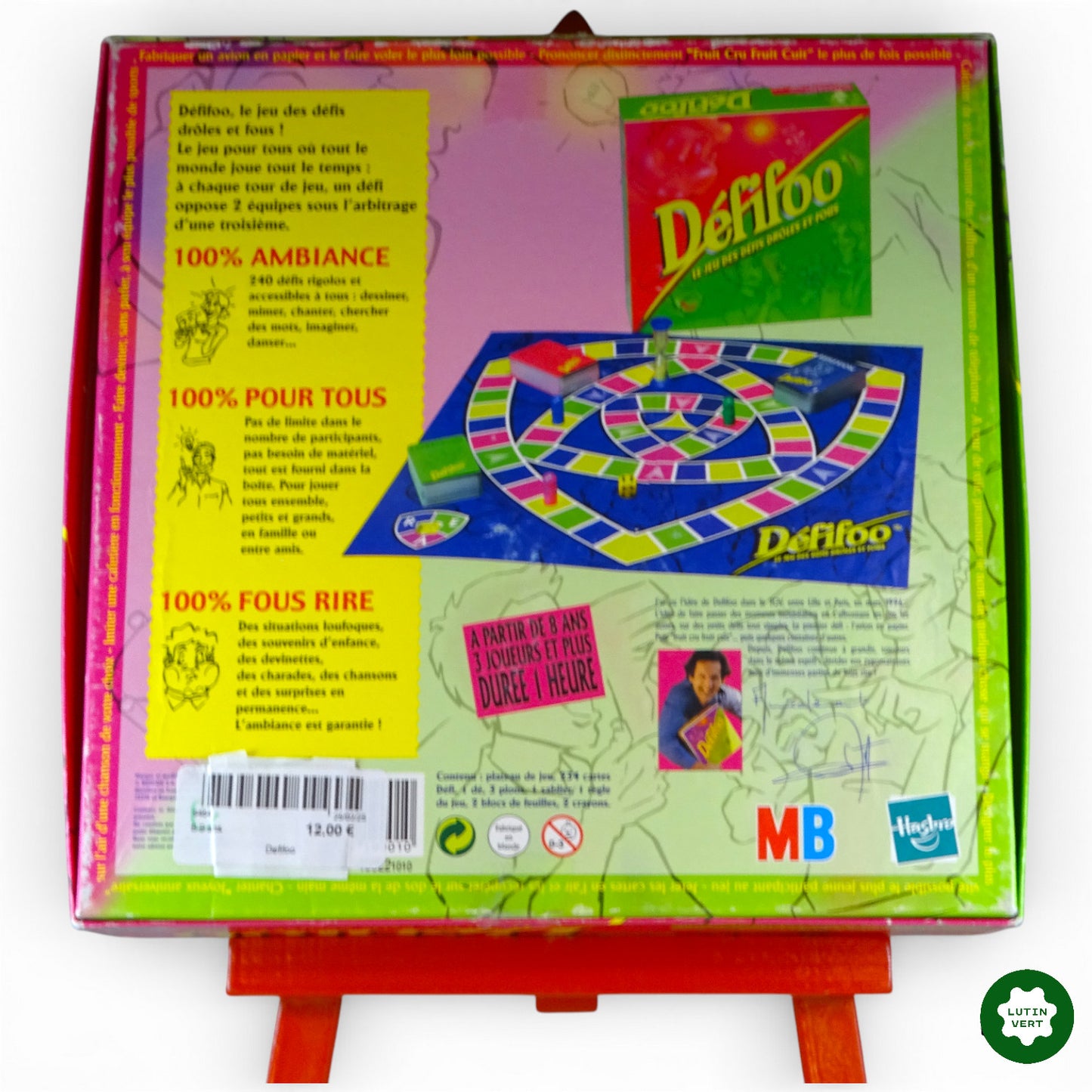 Défifoo Le Jeu Drôles et Fous d'occasion Mb jeux - Dès 8 ans | lutin vert Réf 9464