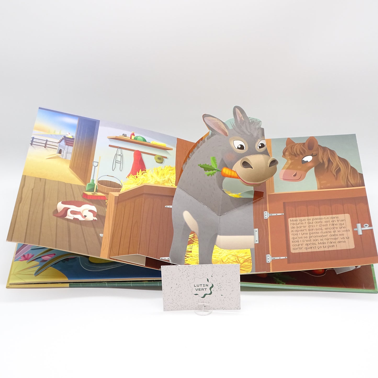 livre pop up A la ferme PICCOLIA - Dès 3 ans | Ref 15473