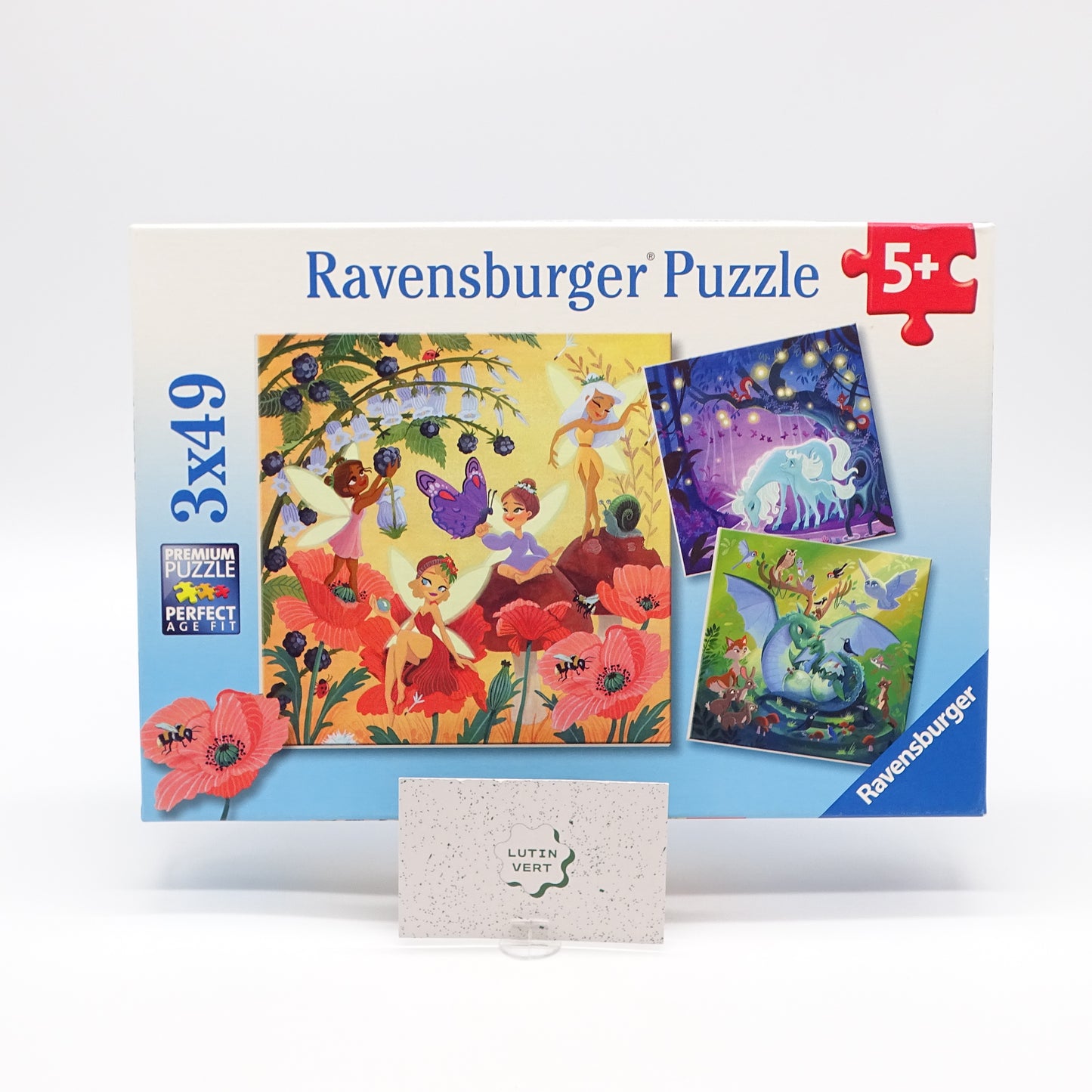 Puzzle monde fantastique 3x49 pièces RAVENSBURGER - Dès 5 ans | Ref 15471