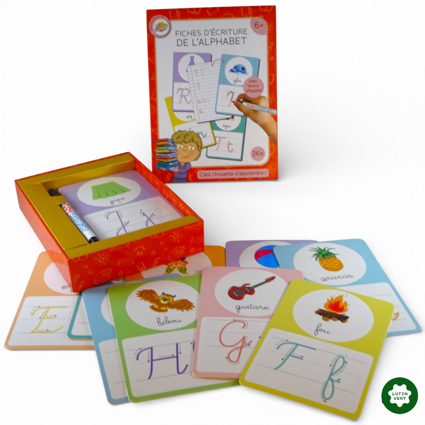 Fiches d’écriture de l’alphabet d'occasion TOY UNIVERSE - Dès 6 ans | Ref 12764