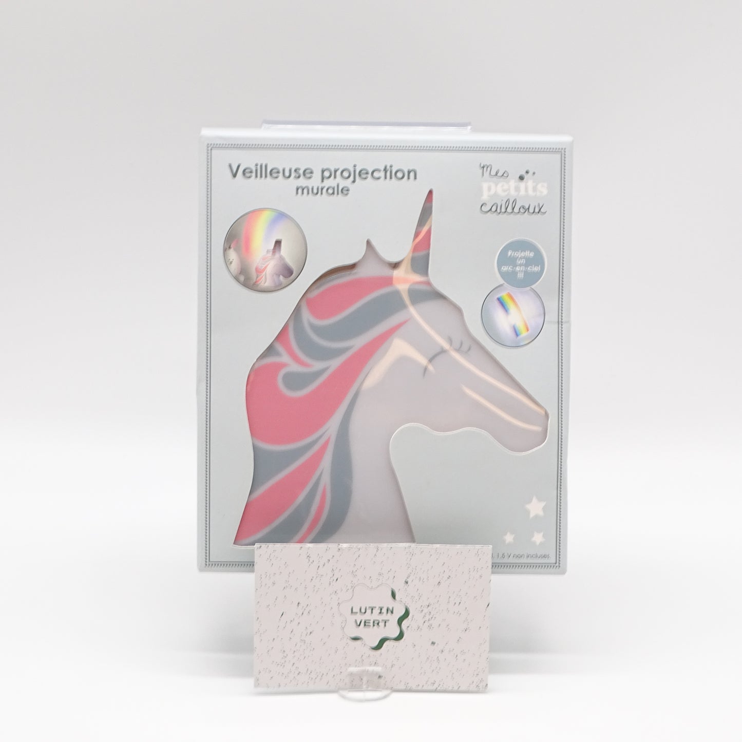 veilleuse projection murale licorne MES PETITS CAILLOUX - Dès 7 ans | Ref 15469