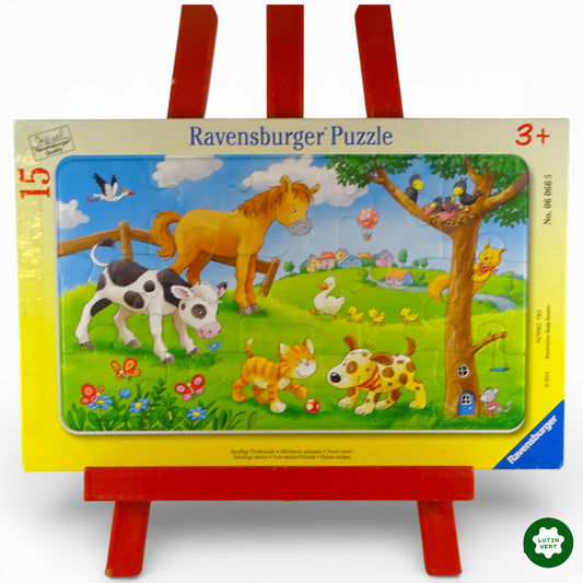 Puzzle « Affectueux animaux » d'occasion RAVENSBURGER - Dès 3 ans | Ref 12771