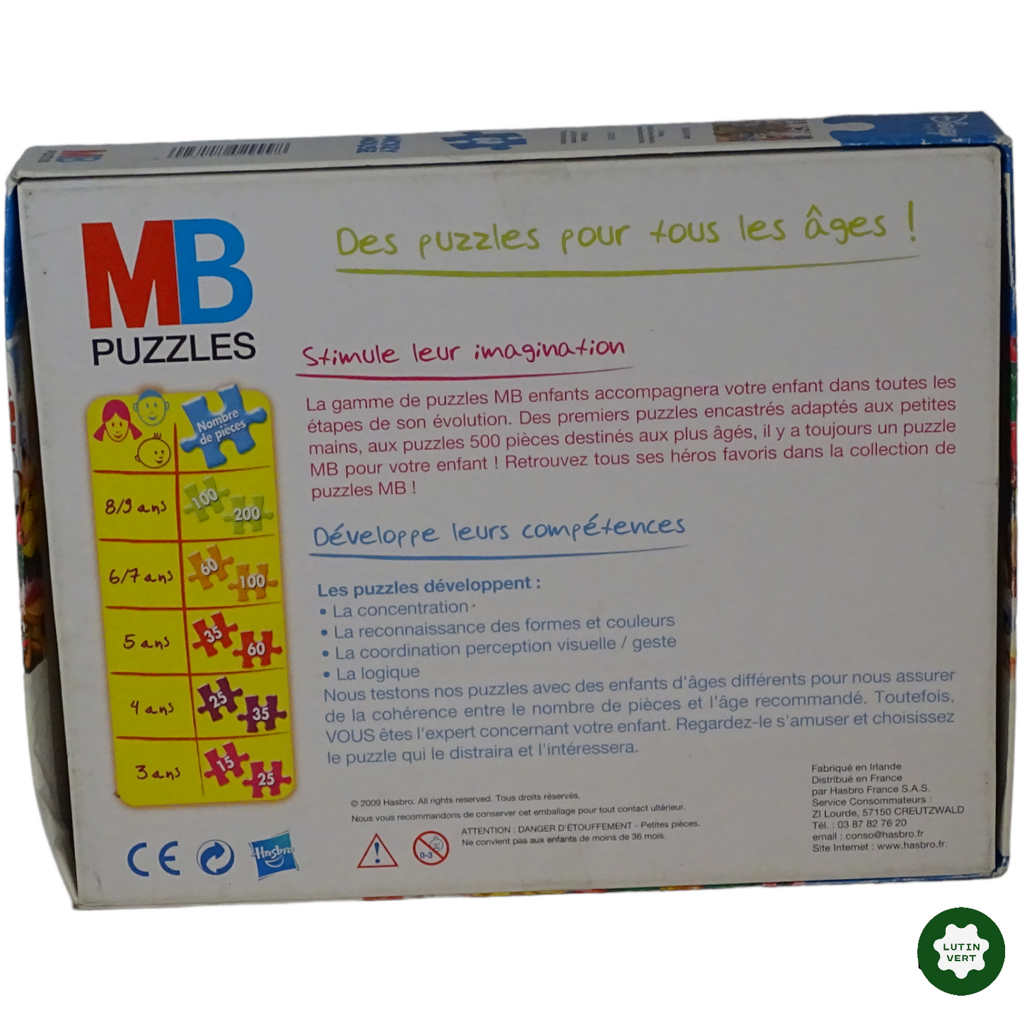 Puzzle de Mickey Mouse et ses amis d'occasion MB PUZZLE - Dès 6 ans | Lutin Vert