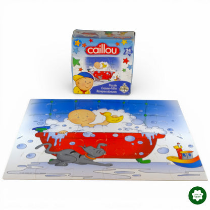 Puzzle 24 p. « Caillou » dans son bain d'occasion GLADIUS - Dès 3 ans | Ref 12757