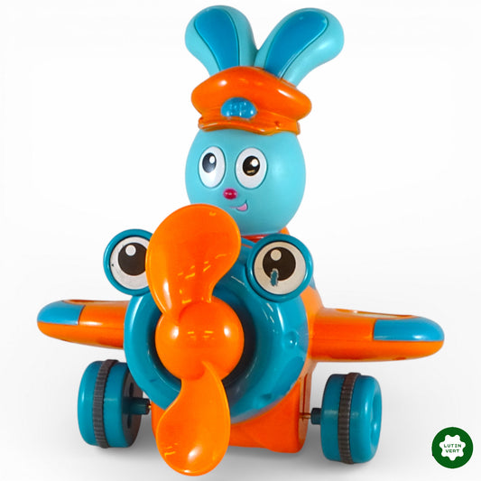 Lapin « Ouaps » et son avion d'occasion SILVERLIT - Dès 2 ans | Ref 12756