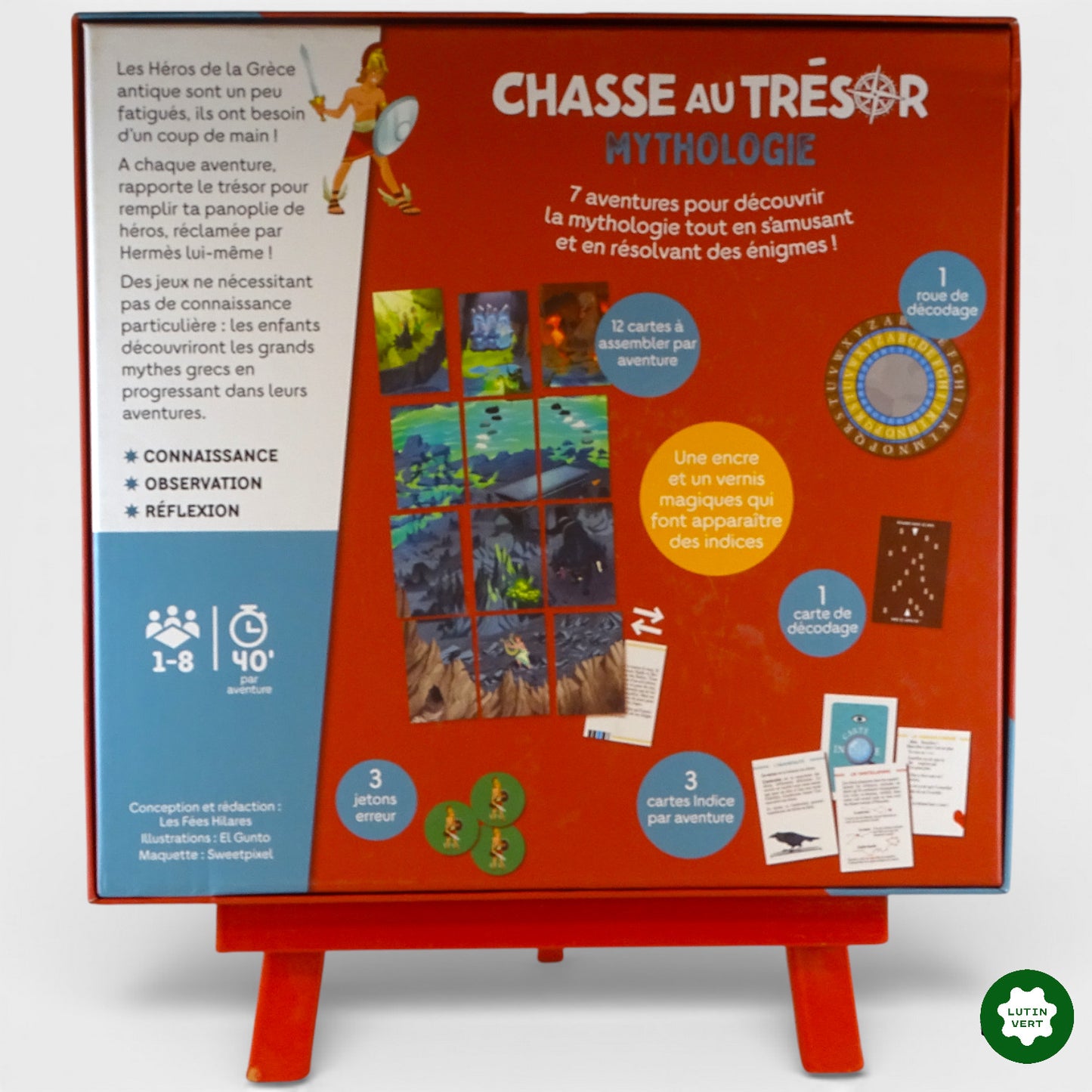 Chasse au trésor Mythologie 84 énigmes d'occasion JANOD - Dès 9 ans | Ref 12762