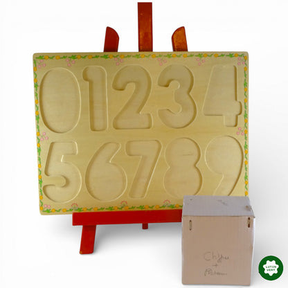 Puzzle chiffres bois d'occasion SANS MARQUE - Dès 2 ans | Ref 12754