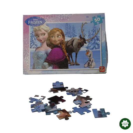 Puzzle La Reine des Neiges d'occasion KING  - Dès 4 ans | Lutin Vert