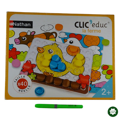 Clic’educ La Ferme d'occasion NATHAN - Dès 2 ans | Ref 7816