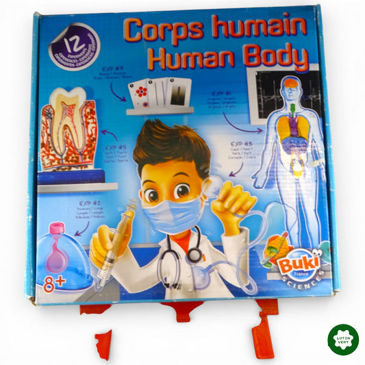 Jeu d’expériences « Corps humain » d'occasion BUKI - Dès 8 ans | Ref 12779