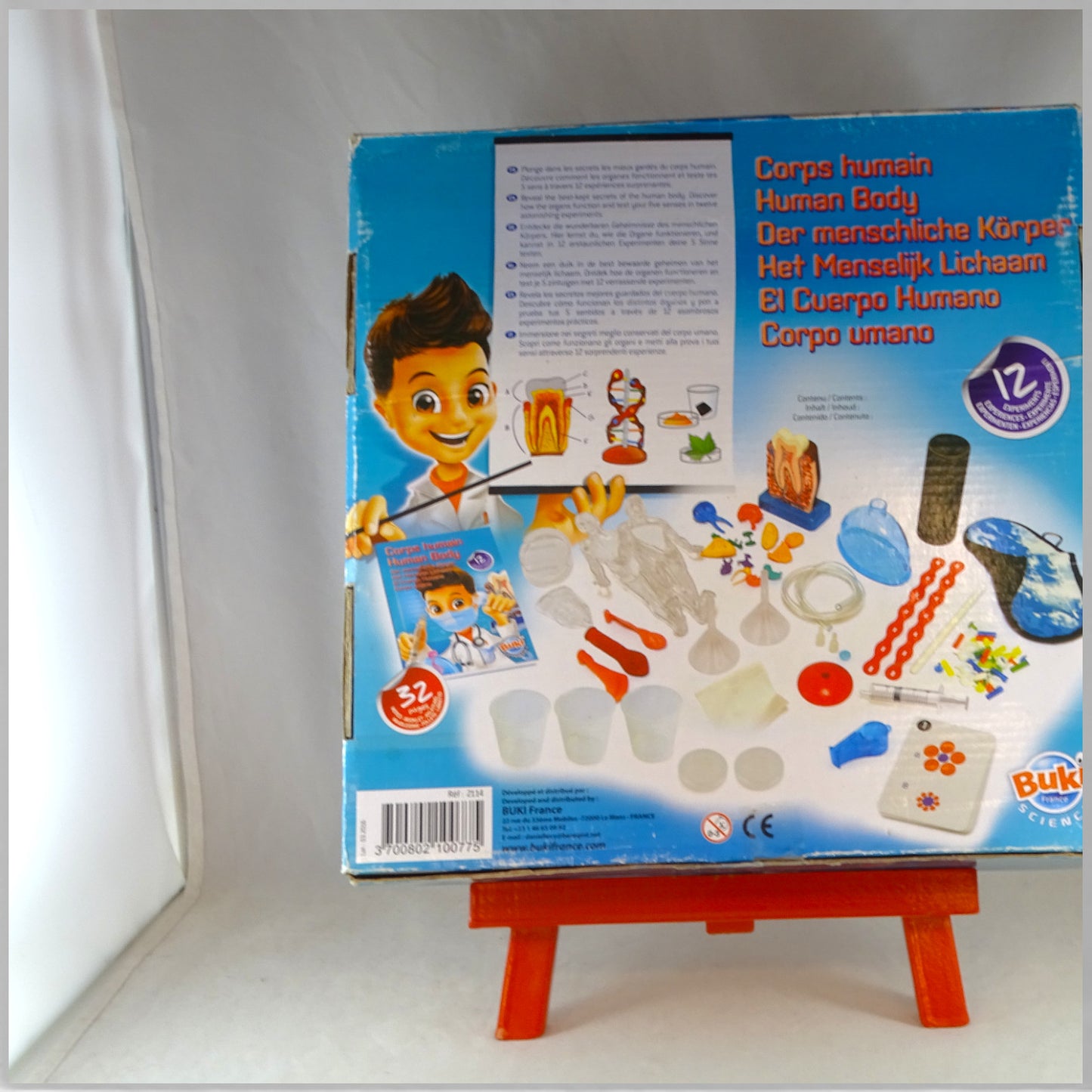 Jeu d’expériences « Corps humain » d'occasion BUKI - Dès 8 ans | Ref 12779