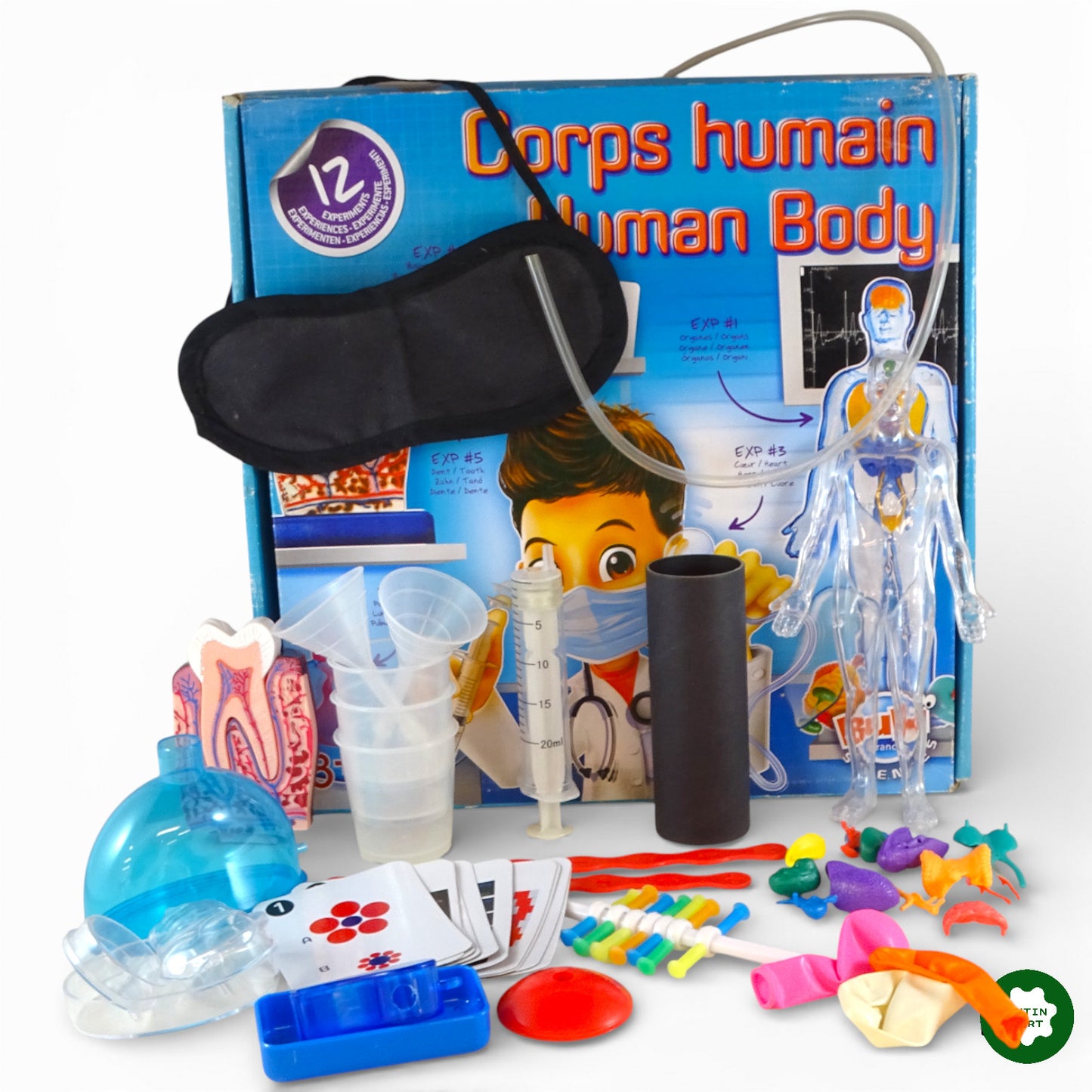 Jeu d’expériences « Corps humain » d'occasion BUKI - Dès 8 ans | Ref 12779