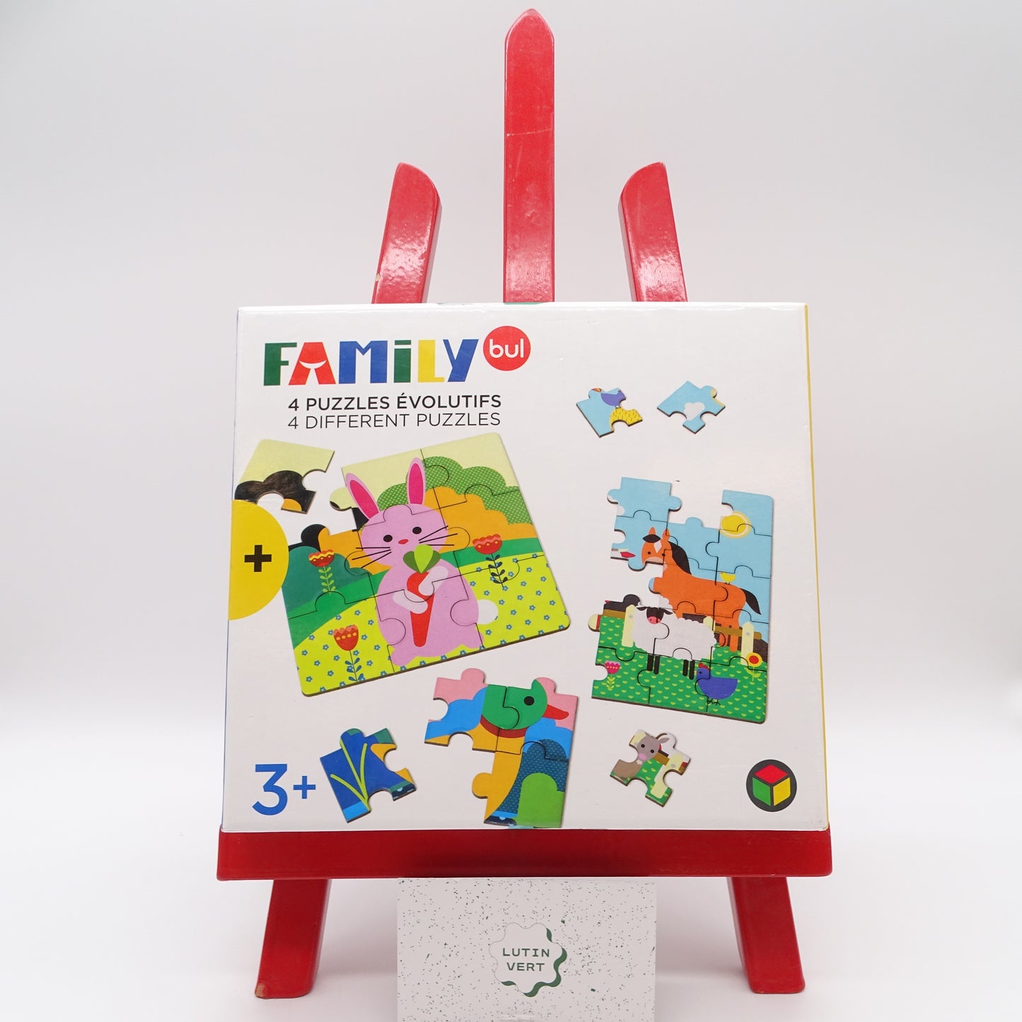 4 Puzzles Evolutifs OXYBUL - Dès 3 ans | Ref 15481