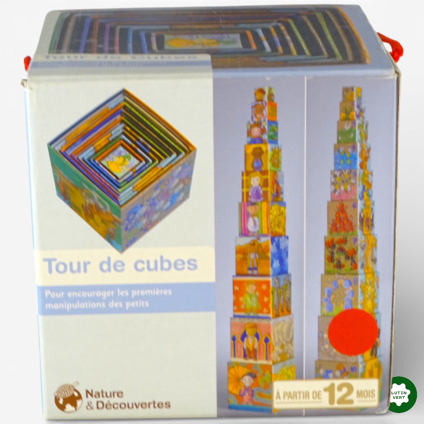 Tour de cubes d'occasion NATURE DÉCOUVERTES - Dès 1 an | Ref 12797