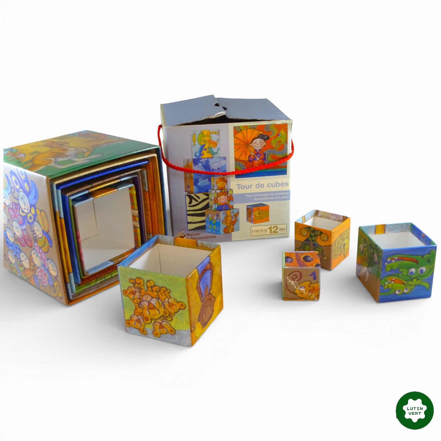 Tour de cubes d'occasion NATURE DÉCOUVERTES - Dès 1 an | Ref 12797