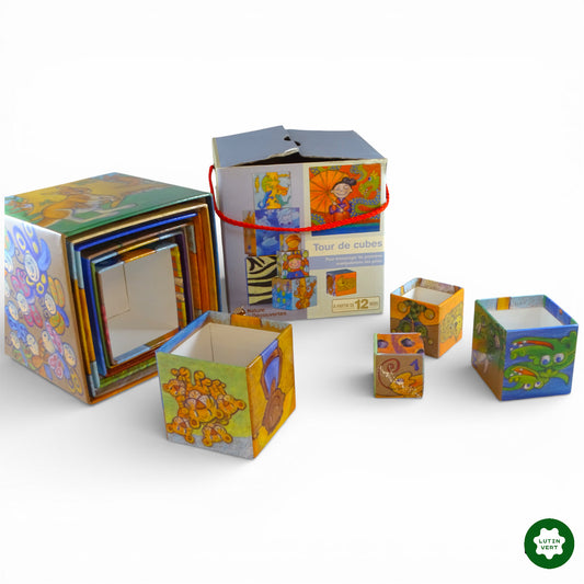 Tour de cubes d'occasion NATURE DÉCOUVERTES - Dès 1 an | Ref 12797