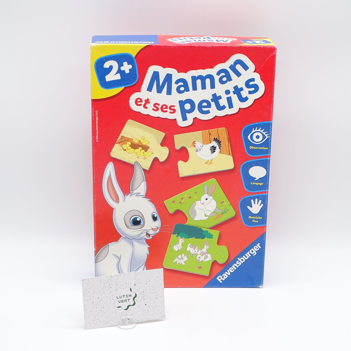 Cartes-Puzzle Maman et ses petits  RAVENSBURGER - Dès 2 ans | Ref 15508