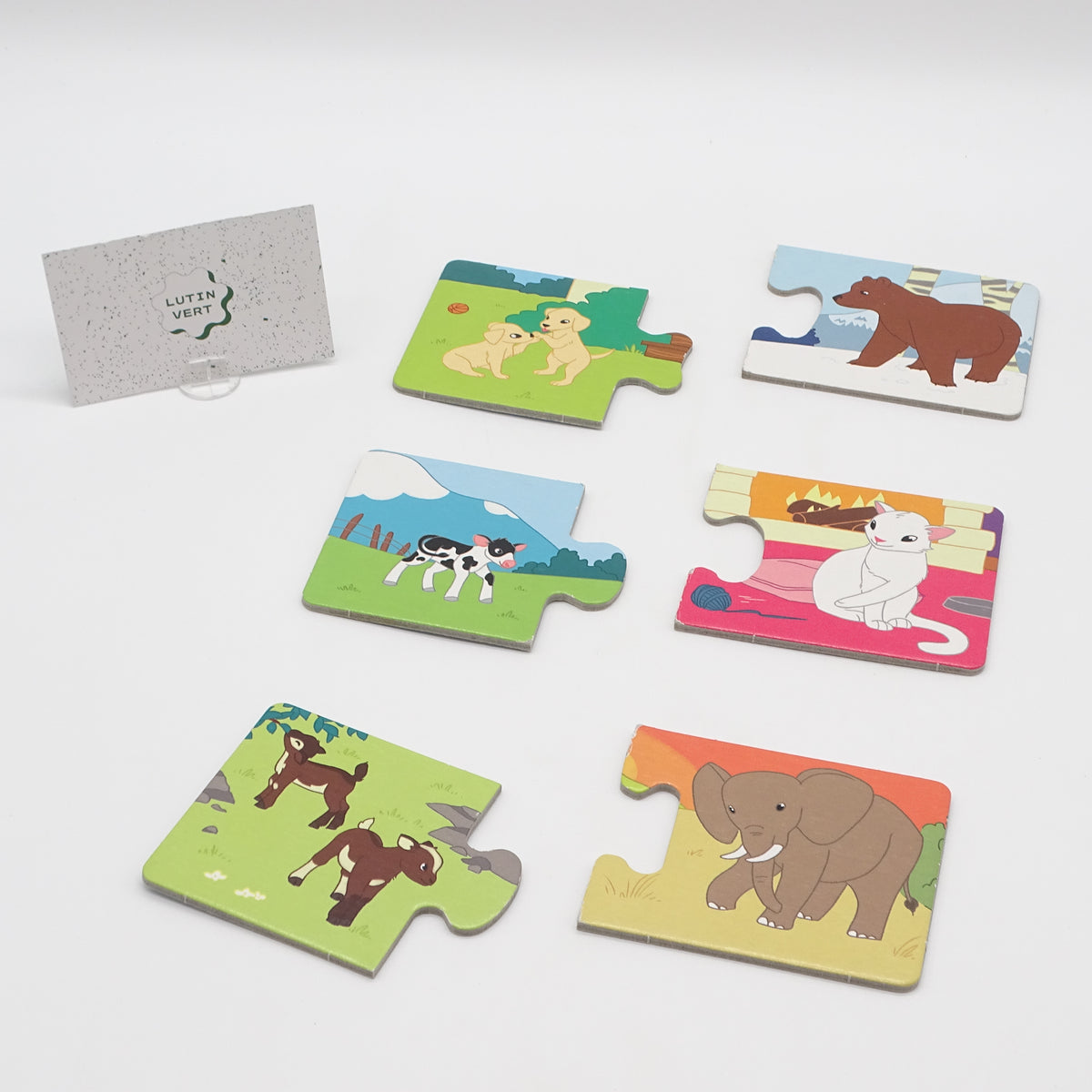 Cartes-Puzzle Maman et ses petits  RAVENSBURGER - Dès 2 ans | Ref 15508