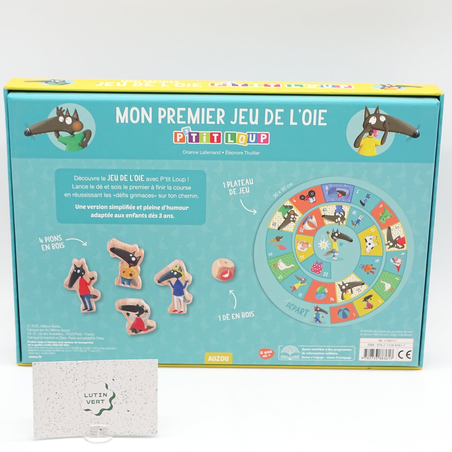 Mon Premier Jeu de L’oie  AUZOU - Dès 3 ans | Ref 15505