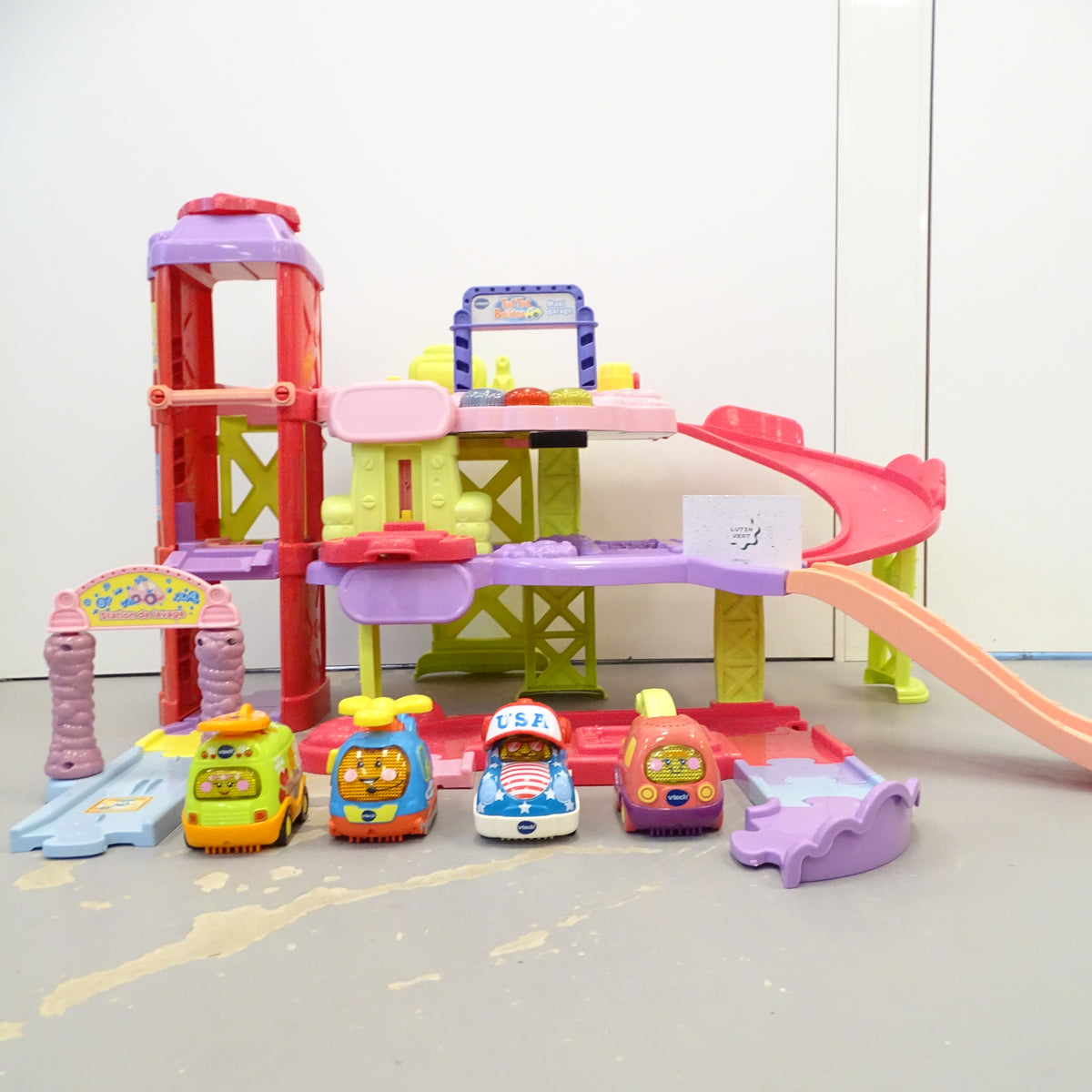 Maxi Garage tut bolide VTECH - Dès 1 an | Ref 15522