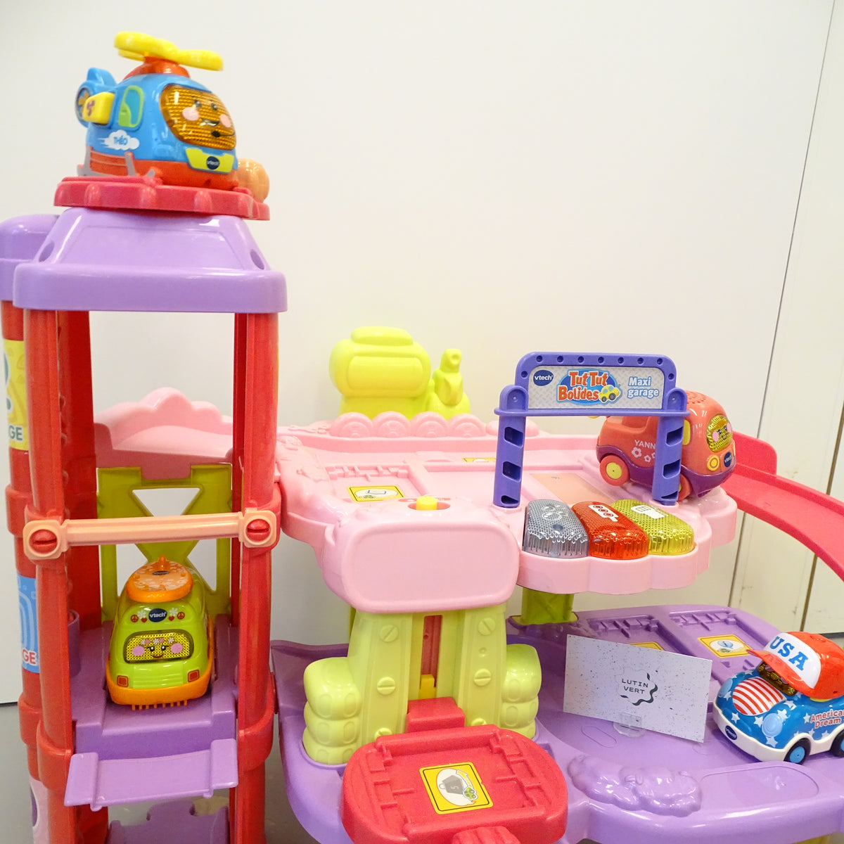 Maxi Garage tut bolide VTECH - Dès 1 an | Ref 15522