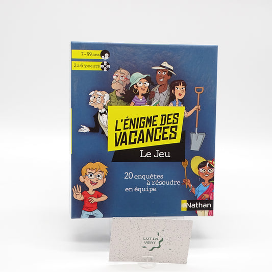 L’énigme des vacances
Le jeu NATHAN - Dès 7 ans | Ref 15524