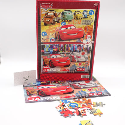 2 Puzzles cars  DISNEY PIXAR - Dès 5 ans | Ref 15525