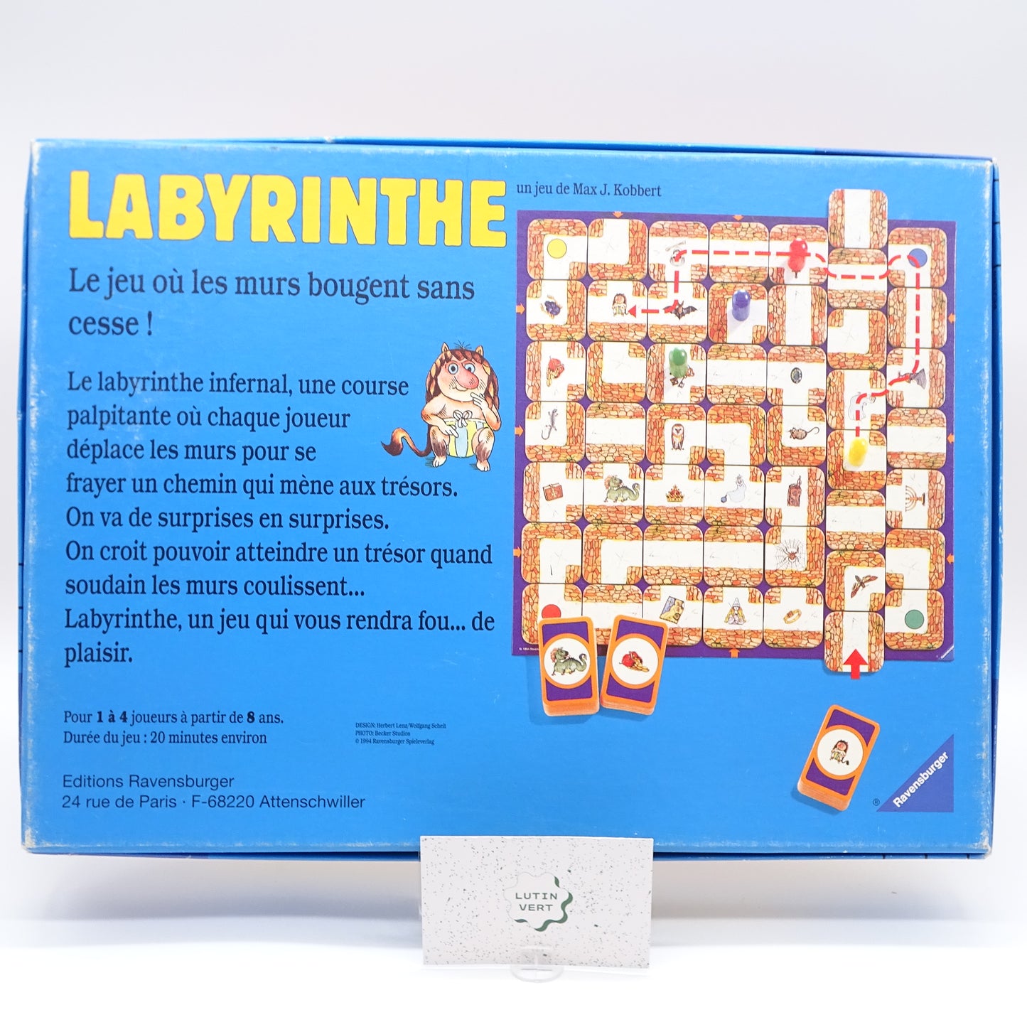 Labyrinthe Vintage 1994 RAVENSBURGER - Dès 8 ans | Ref 15526