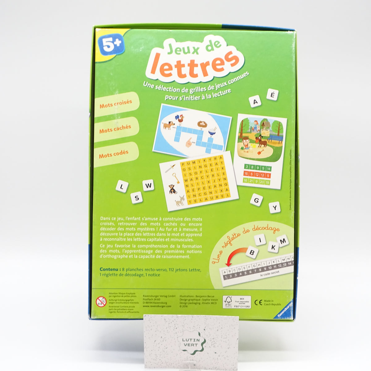 Jeux de lettres RAVENSBURGER - Dès 5 ans | Ref 15531