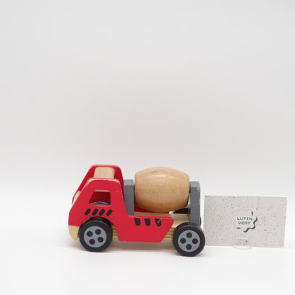 Camion Betonniére en bois  GIFI - Dès 1 an | Ref 15544