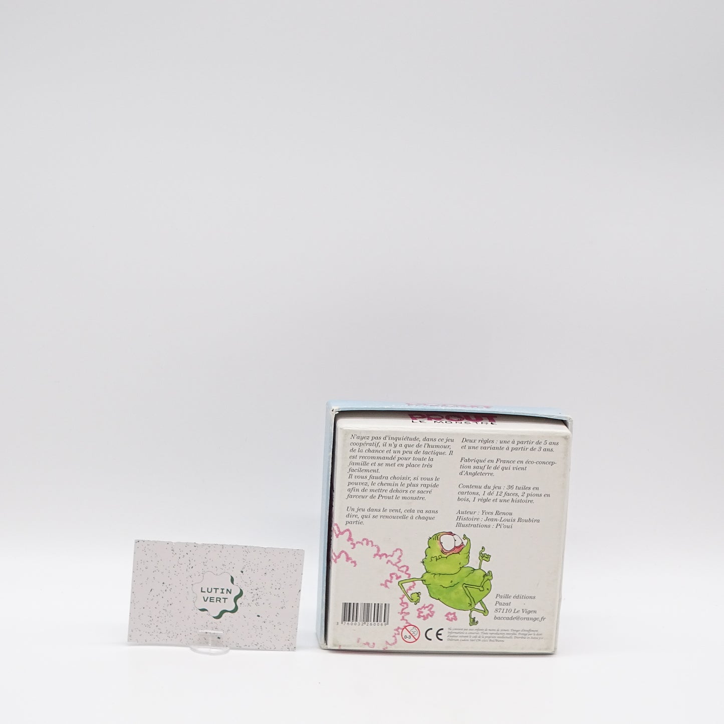 Prout Le Monstre  PAILLE EDITIONS - Dès 3 ans | Ref 15540