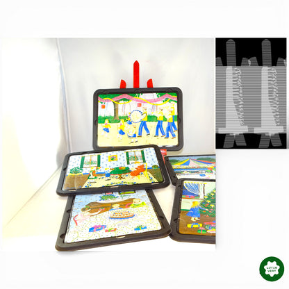 Lot de 5 puzzles d'occasion SANS MARQUE - Dès 6 ans | Ref 12859