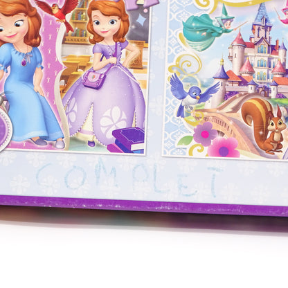 Boite de 4 puzzles Sofia CLEMENTONI - Dès 3 ans | Ref 15548
