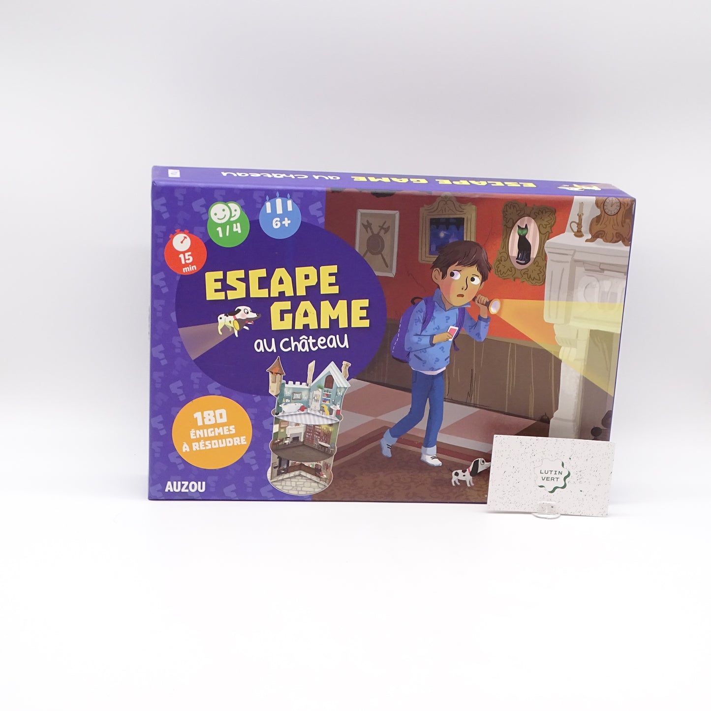 Escape Game au château, 180 énigmes à résoudre AUZOU - Dès 6 ans | Ref 15553