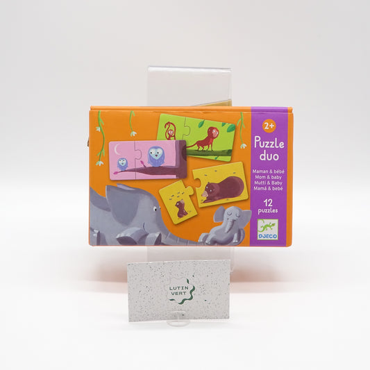 Puzzle duo Maman et bébé DJECO - Dès 2 ans | Ref 15565