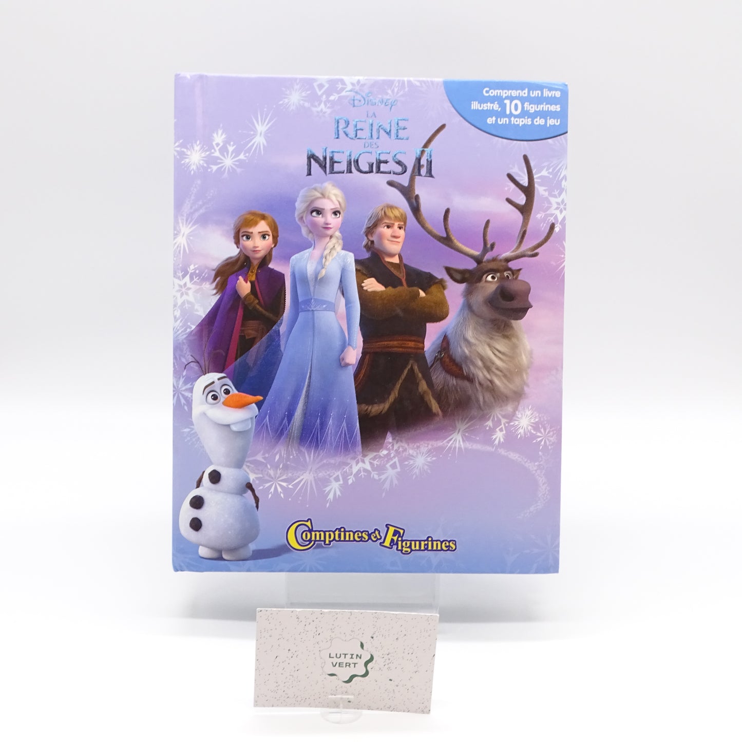 Livre Reine des neige 2 comptines et figurines DISNEY  - Dès 3 ans | Ref 15568