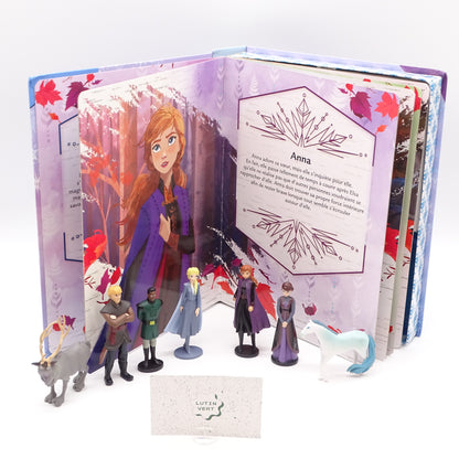 Livre Reine des neige 2 comptines et figurines DISNEY  - Dès 3 ans | Ref 15568