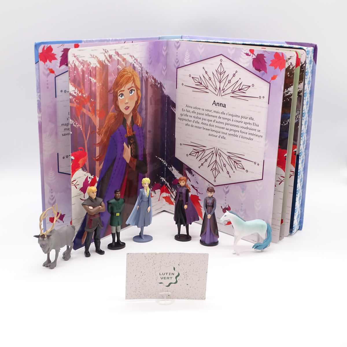 Livre Reine des neige 2 comptines et figurines DISNEY  - Dès 3 ans | Ref 15568