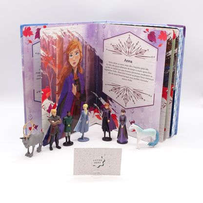 Livre Reine des neige 2 comptines et figurines DISNEY  - Dès 3 ans | Ref 15568