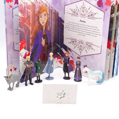 Livre Reine des neige 2 comptines et figurines DISNEY  - Dès 3 ans | Ref 15568