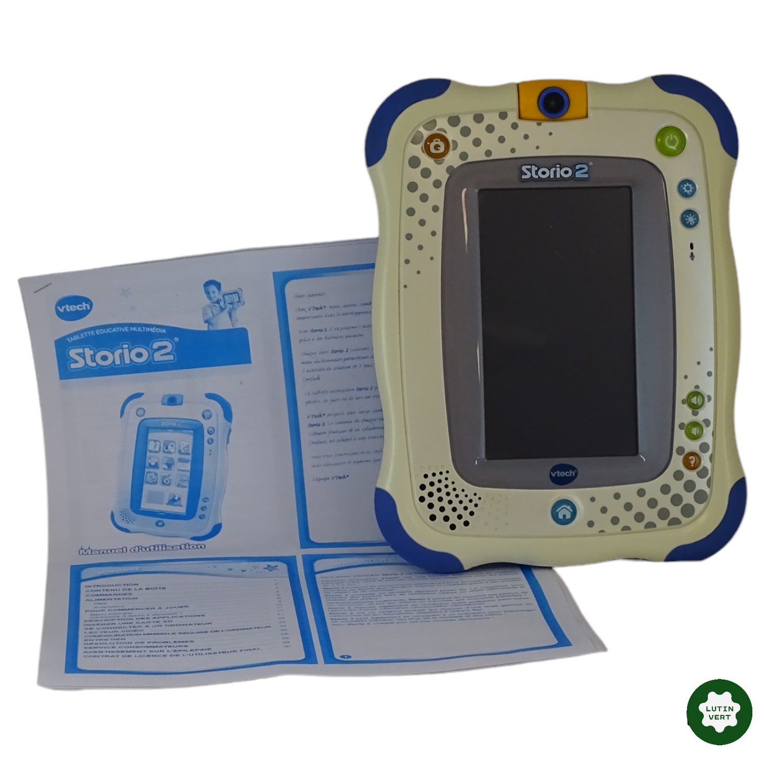 Tablette Tactile enfant Vtech Storio 2 Bleue + VTech Adaptateur secteur -  Tablettes educatives - Achat & prix
