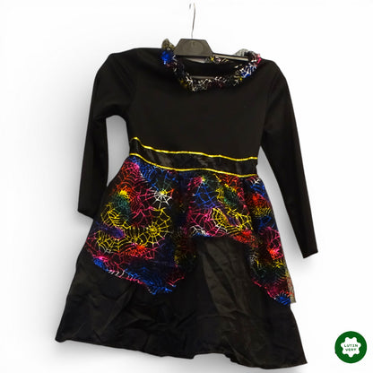 Déguisement enfant « Robe spider multicolore » avec cape d'occasion ROLDAN - Dès 4 ans | Ref 12887