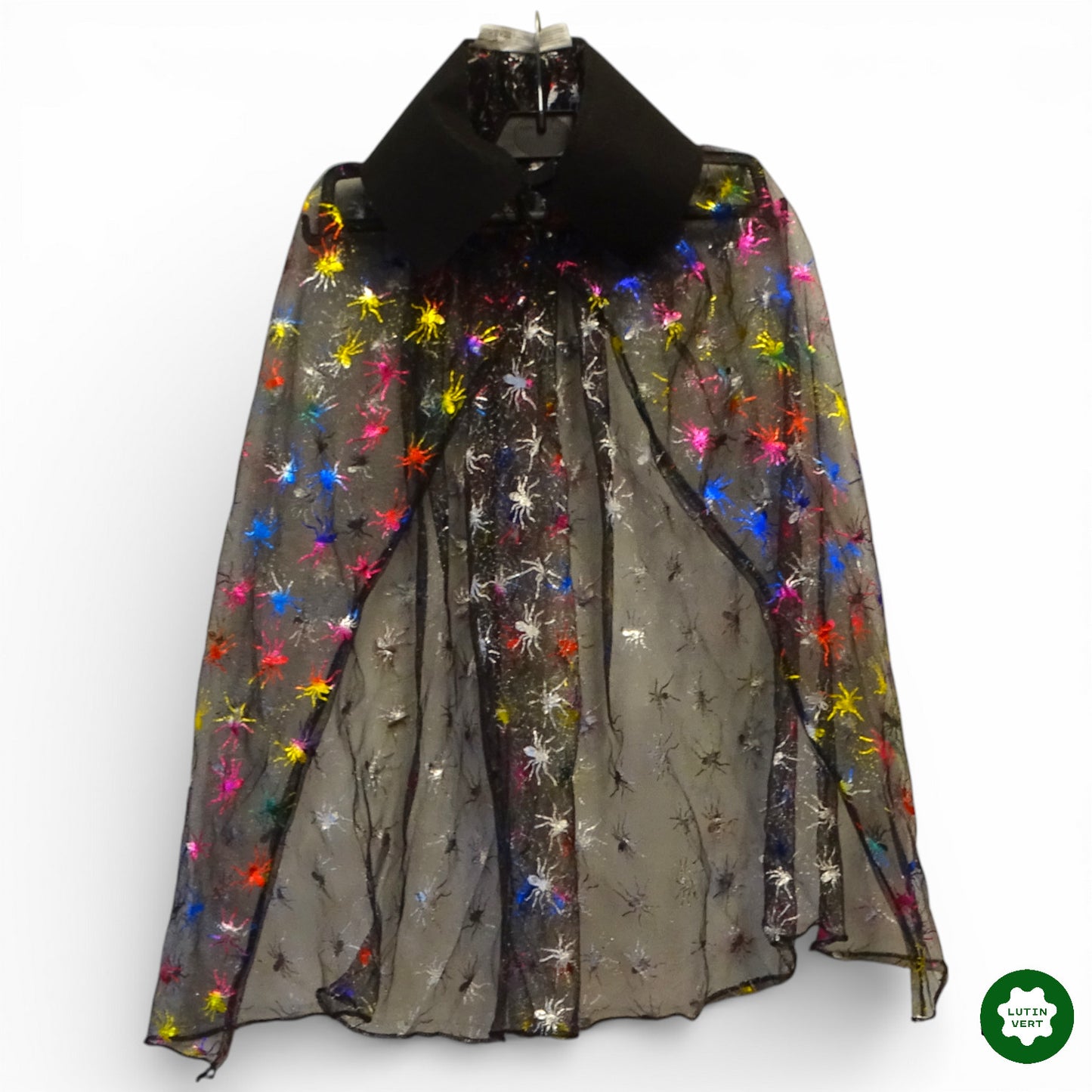 Déguisement enfant « Robe spider multicolore » avec cape d'occasion ROLDAN - Dès 4 ans | Ref 12887
