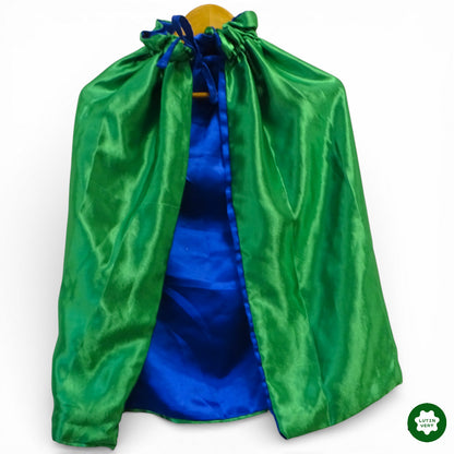 Cape enfant réversible bleu/vert d'occasion - Dès 5 ans | Ref 12895