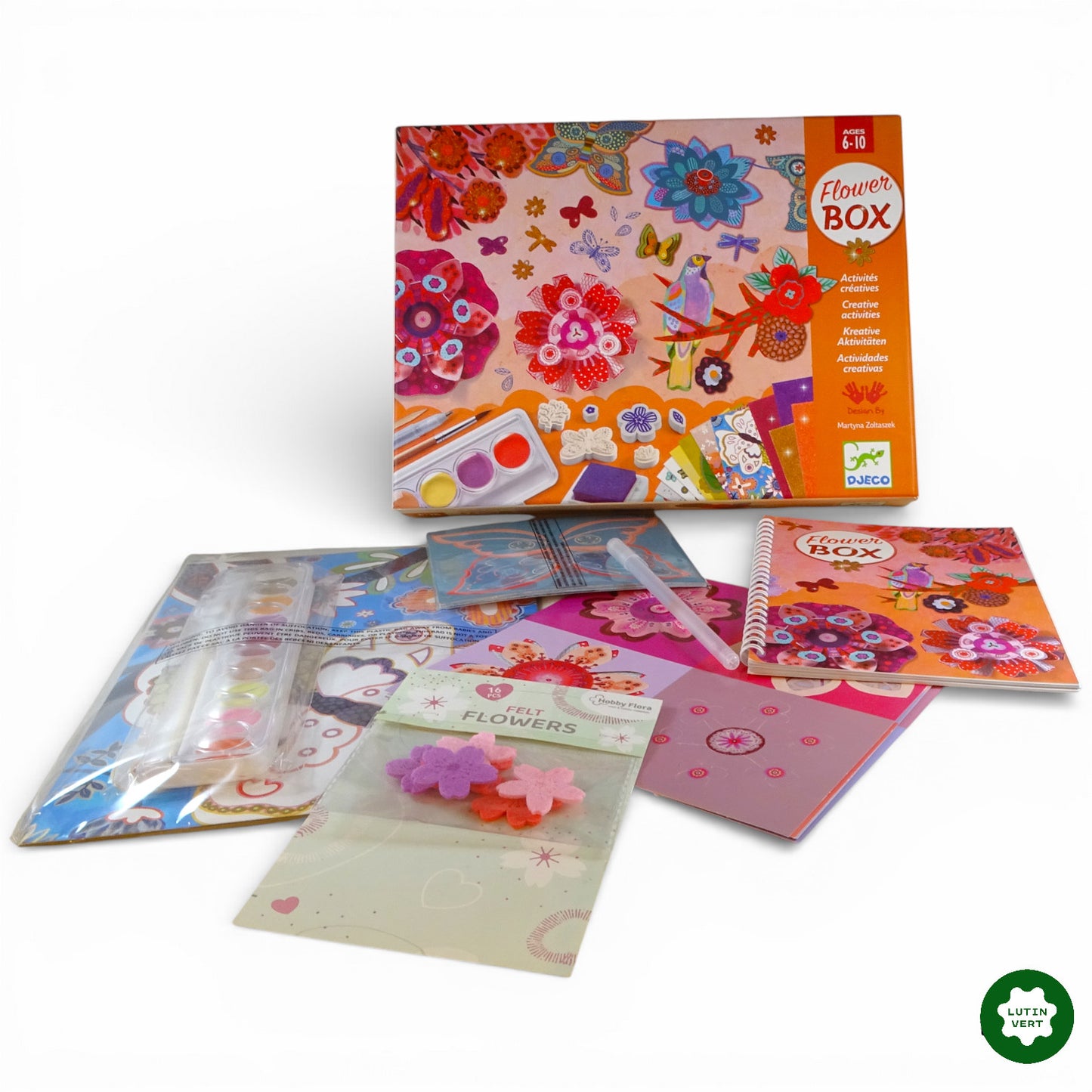 Coffret créatif Flower Box d'occasion DJECO - Dès 6 ans | Ref 12910